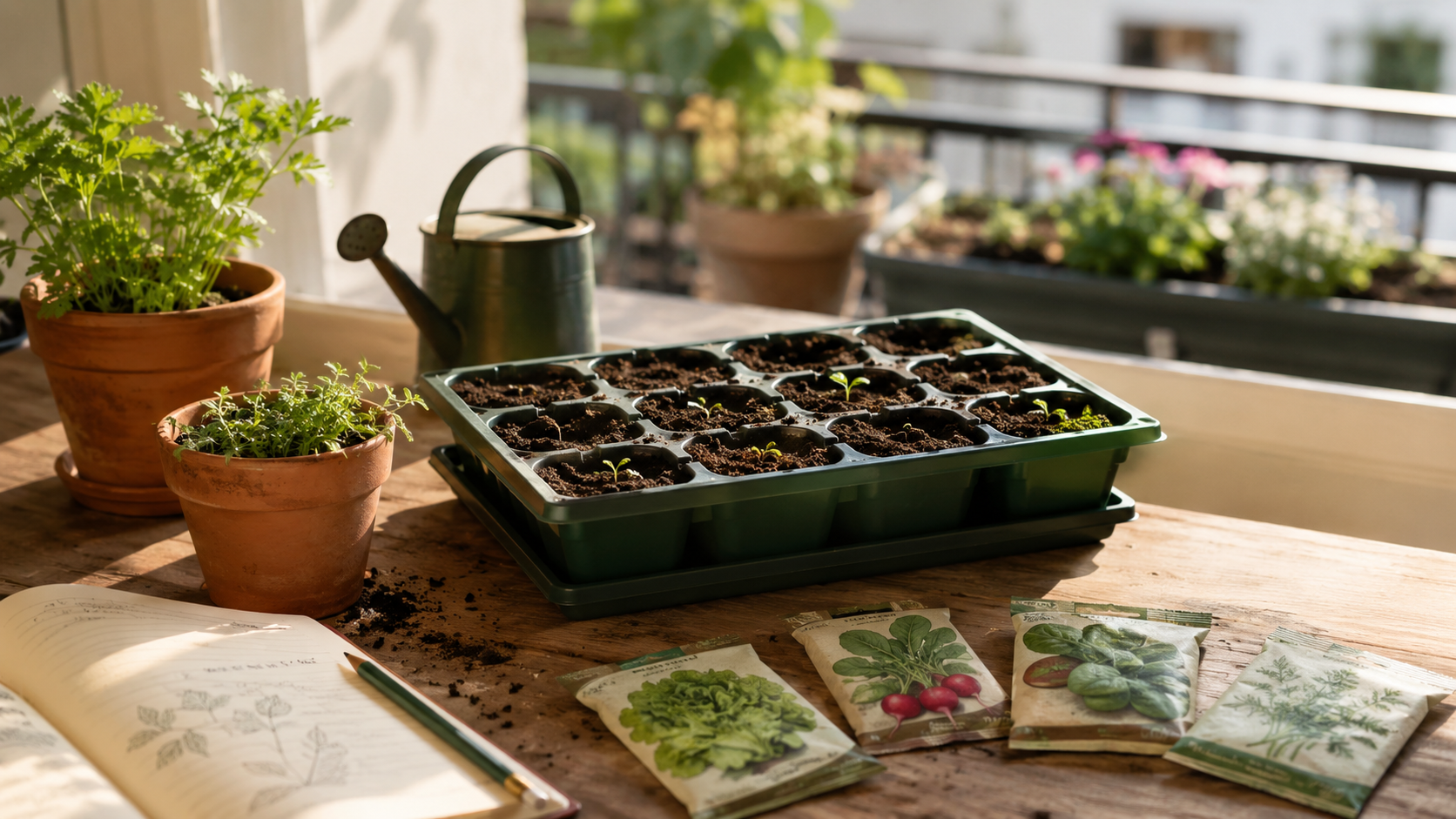 What to Sow in March for a Tiny Garden