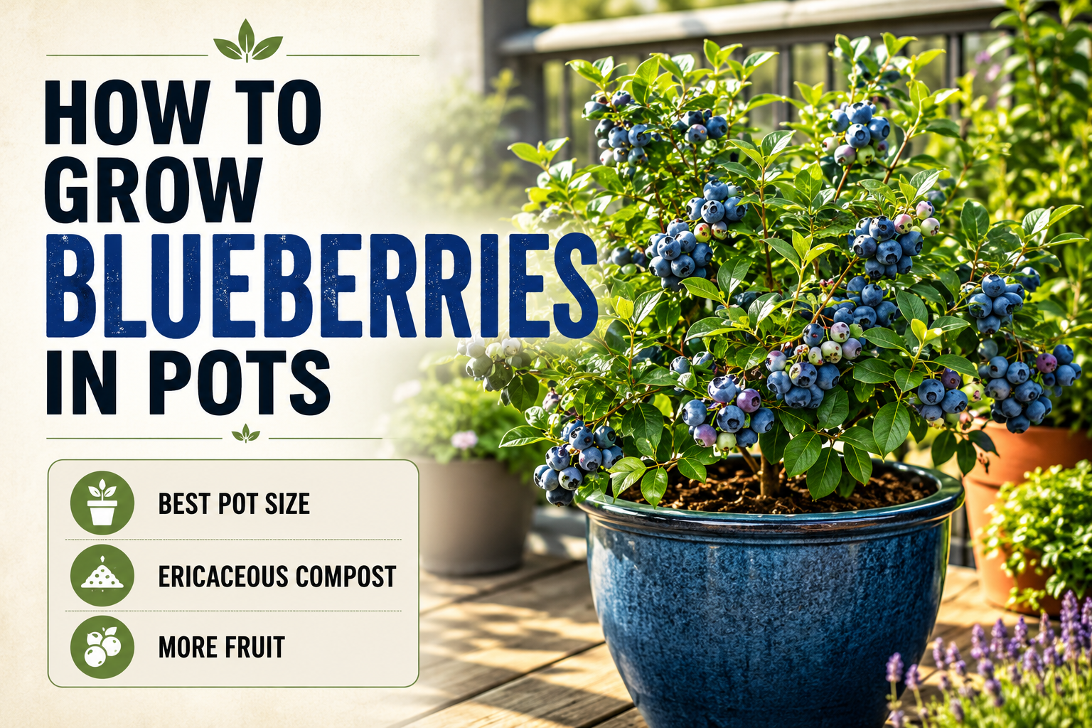 How to Grow Blueberries in Pots