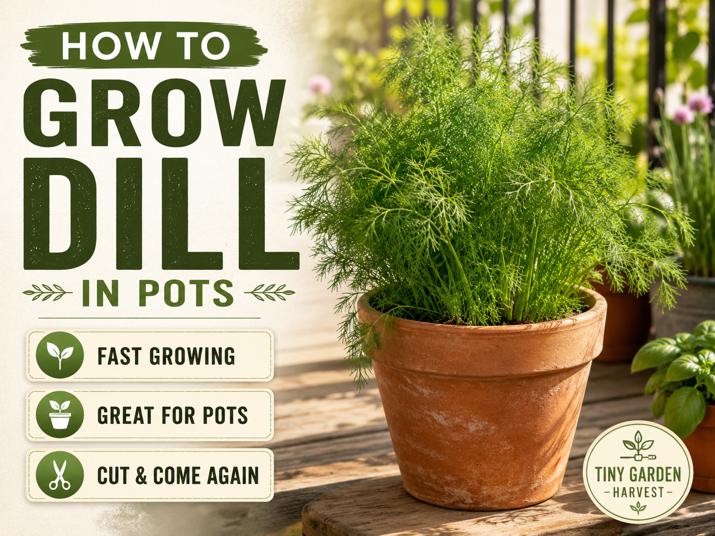 How to Grow Dill in Pots