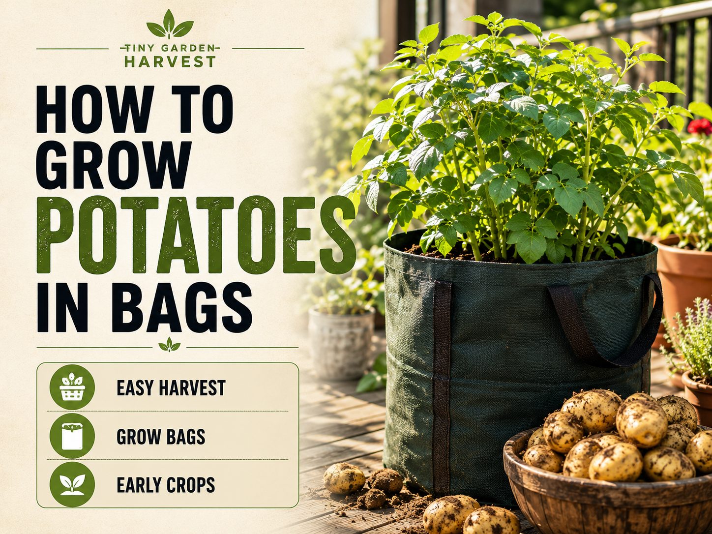 How to Grow Potatoes in Bags