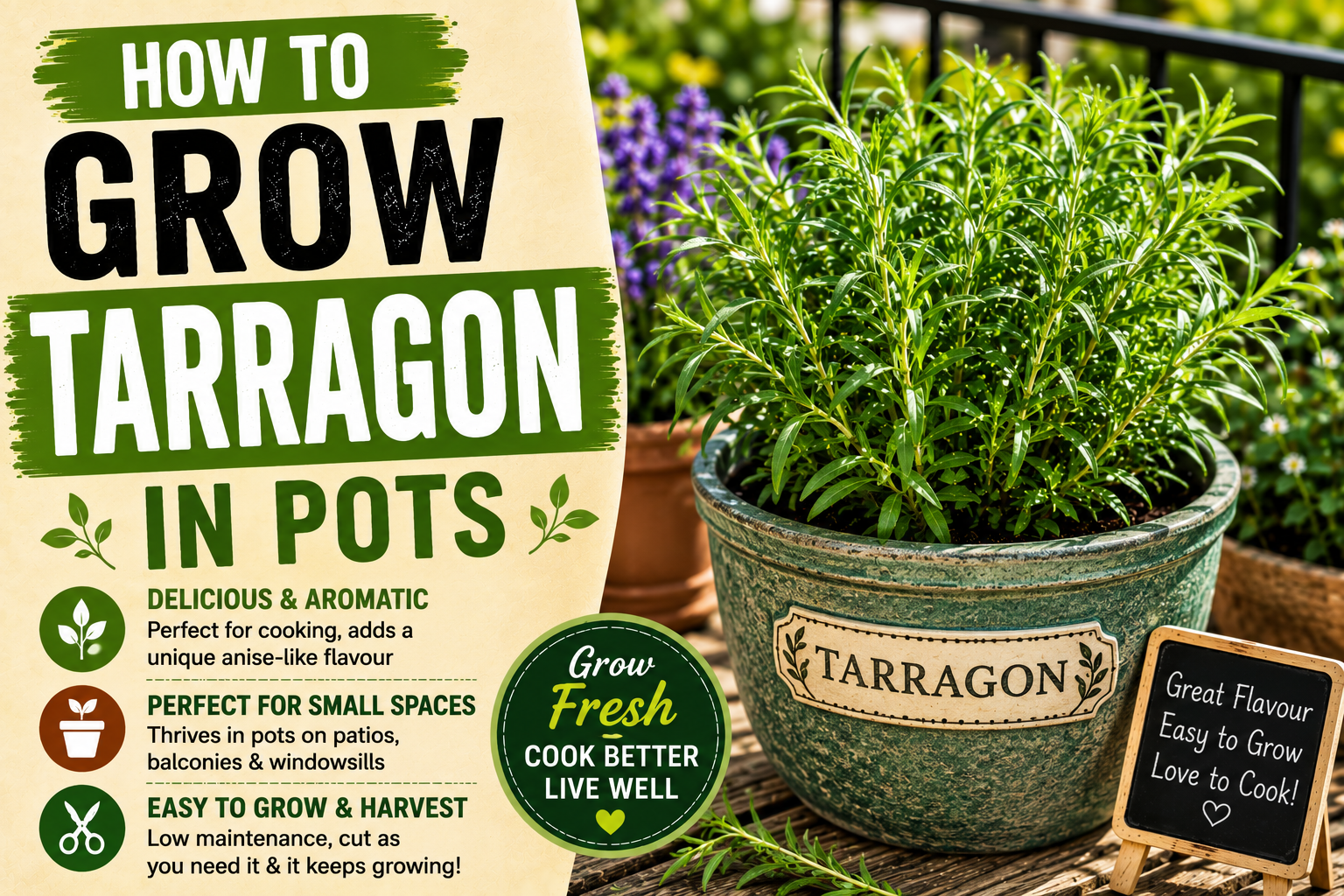 How to Grow Tarragon in Pots